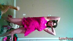 Chubby Slut Flaunts Huge Natural Tits and Nipples