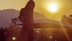 MONIKA FOX SUCKS RIMS AND TAKES GOLDEN SHOWER IN POOL AT SUNSET FREE!