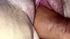 she spreads legs for sloppy wet hairy pussy licking session in casual play