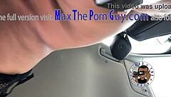 Hazel's Sloppy Ebony Blowjob Pulls Me Over!