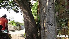 street fucking big ass tits outdoor orgasm cumshot