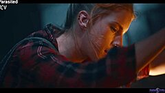 Alien parasite makes lesbians crave rough pussy licking!