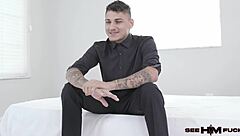 Lolly Dames Lubes And Licks Victor Ray's Ripped Arms!