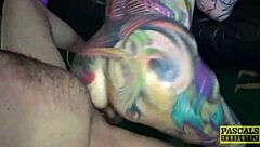 i'm inked sub slut pascal mouth fucked deep swallows cum
