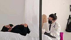 perverted doctor examines latina patient's big ass hospital
