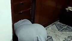 Mature blonde bends ass high for stepson's tongue fingering