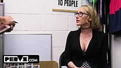 Deep search pounds busty milf Crystal Clark hard backstage