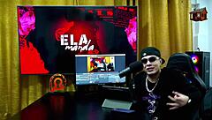 binho licks that pink teen pussy so good on podcast table ruan speechless