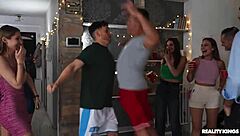 Party Slut Takes Anal Creampie from Hung Stud!