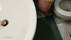 bbw milf's epic 37-scene bathroom toilet pee compilation