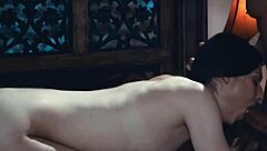 Perv Uncle Threesome with Milf and Young Babe Deepthroat