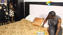 horny teen swallowed my cock after our wild game challenge