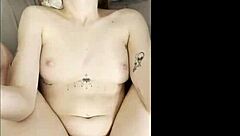 college coed chokes on sloppy deepthroat then tight missionary pounding