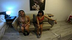 my first threesome w/ two young argentinian hotties at halloween party