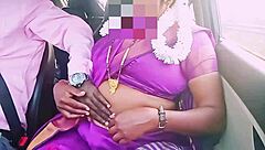 indian housewife seduces driver with saree dirty talk handjob