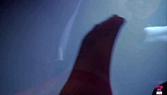 A bald stud pounds small-titted brunette in retro stockings ride.