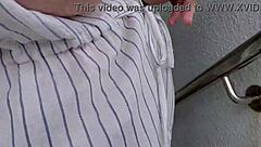 chubby japanese wife masturbates wildly in outdoor thrill