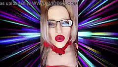 sissy slips into bra for bimbo femdom transformation instructions