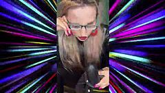 sissy slips into bra for bimbo femdom transformation instructions