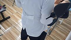 Doctor, why tease my wet pussy with your dirty hands?