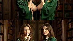 Arcadia Academy Music Video Side-by-Side SFW NSFW AI Women Generated!