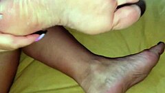 Boldly Moisturizing My Sexy Feet in Homemade Fetish Play