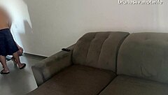 brazilian hotwife bruna silva anal fucked while hubby works