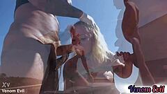 Watch me gag on cock deepthroat face fucked squirt and creampie my sloppy whore holes!