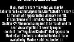 maxine binds jada fire's huge tits tight in rope bondage