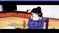 bdsm cartoon cosplay domination with footjob teasing oral handjob on big tits ass