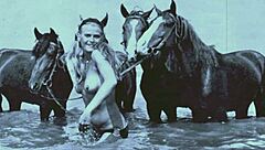 loving vintage hairy pussy outdoors