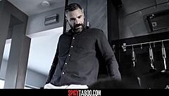 Pervy Boss Ravages Italian Maid's Tight Pussy Hard!