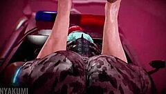 futa police monster cock pounds big ass tits