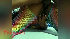 ebony babe's greedy asshole licked and fucked deep