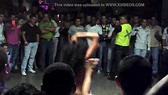 Salsa Club Sexy Chica Strips Naked Phone Cam Tease