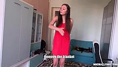 incredible flatmate fuck with evolova's tight sex doll!