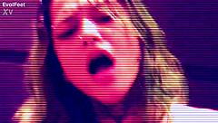 marilou and diosa's dirty vhs heats up with bondage heels and wet play