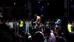 Salsa Club Sexy Chica Strips Naked Phone Cam Tease