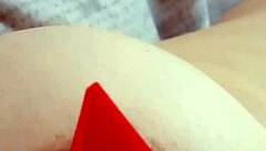 gretala pinches her hard nipple teasingly!