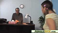 Horny Chick Ass-Fucked By BBC As Old Man Watches