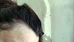 POV MATURE HOTWIFE CANDI ANNIE MILKS HUGE COCK POOLSIDE NUDIST SWALLOW