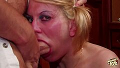 pierced nasty cunt takes rough ass pounding from old cock