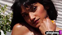 petite asian milf angel constance bares perfect ass