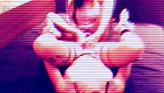 marilou and diosa's dirty vhs heats up with bondage heels and wet play