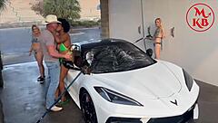 kora bell angel minx duchess coco suck fuck jasper in public carwash