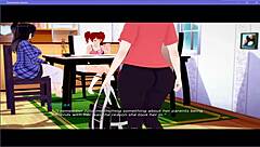 bdsm cartoon cosplay domination with footjob teasing oral handjob on big tits ass