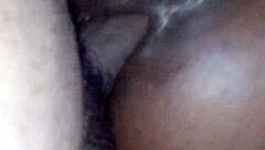 lil freak bends over wet ebony ass waiting for black anal creampie orgasm smash