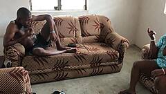 Behind scenes chat on creampie shoot