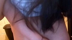 18yo latina schoolgirl sneaks bathroom creampie with classmate uniform on