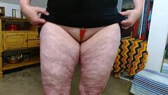 check out this thong parade booty spreading tease 1148